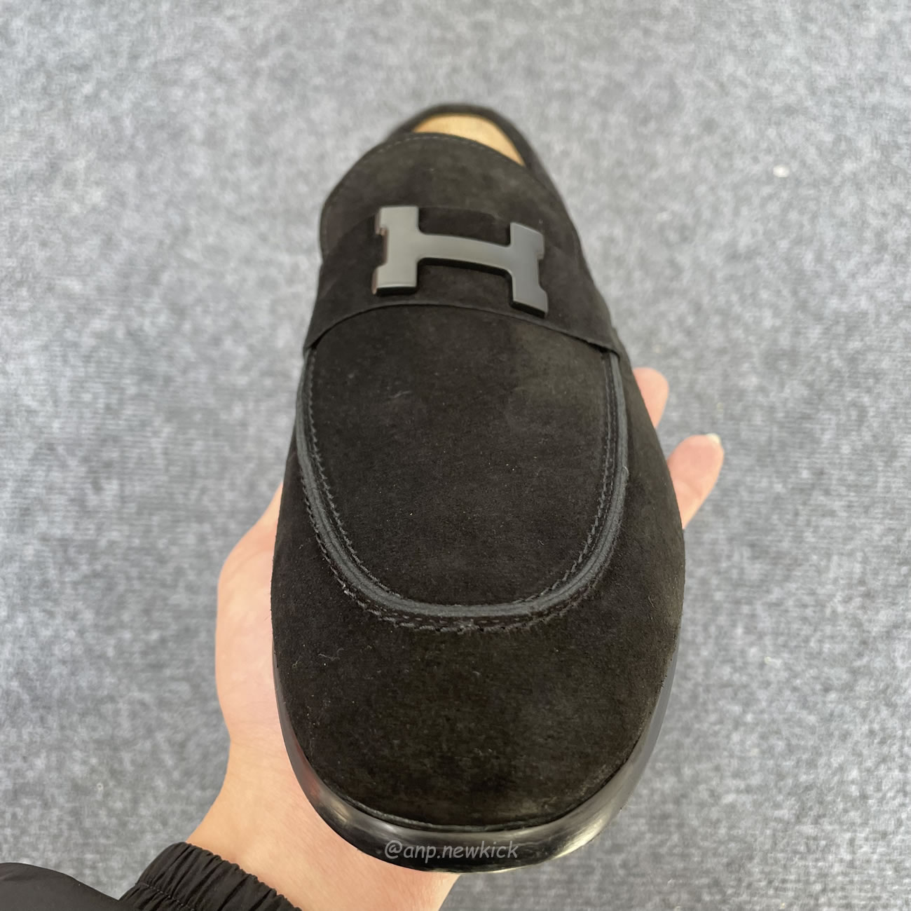 Hermès H Paris Loafer Suede (2) - newkick.org